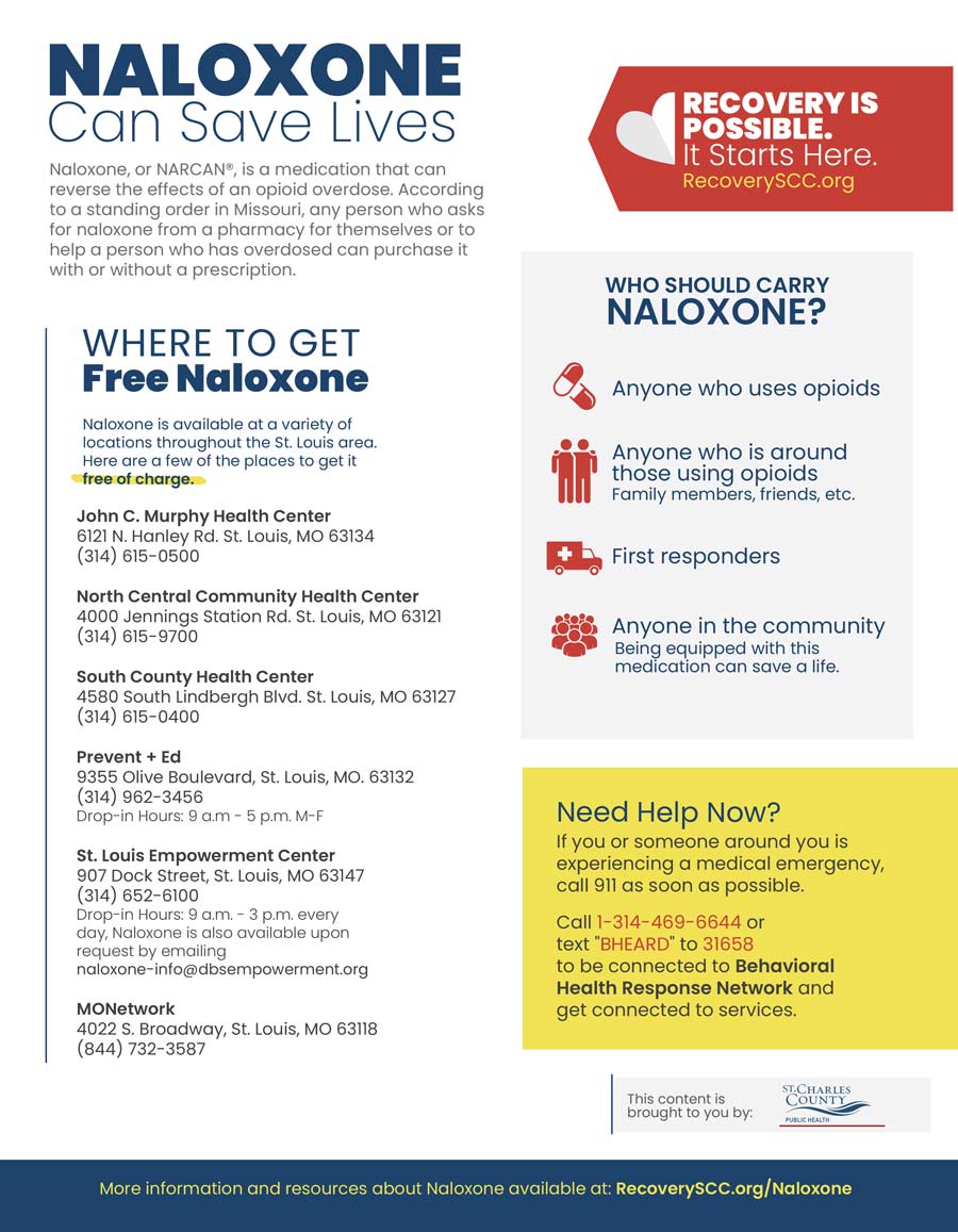 Department of Health SUD Recovery Resource material