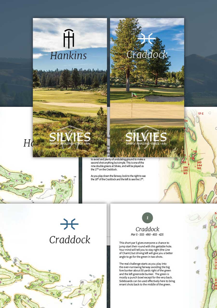 Screenshots from a flipbook for Silvies Valley Ranch